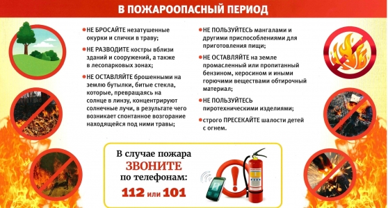 Весенне-летний пожароопасный период.