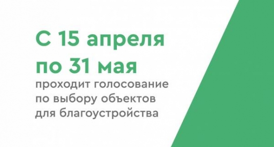 Голосование по выбору территорий для благоустройства в 2023 году
